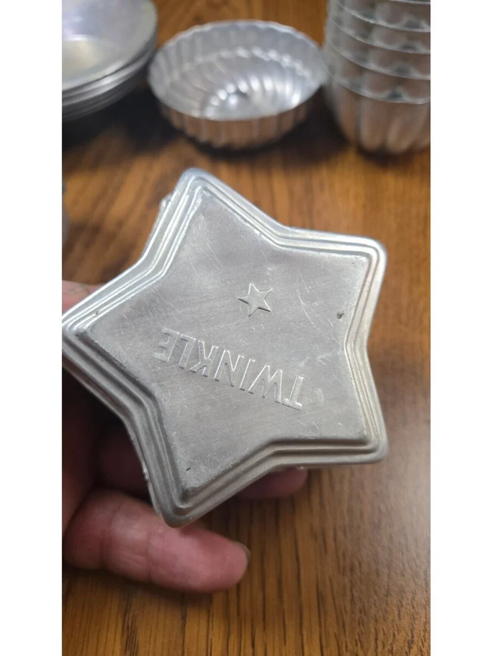 Vintage Aluminum Baking Molds Set - Various Shapes